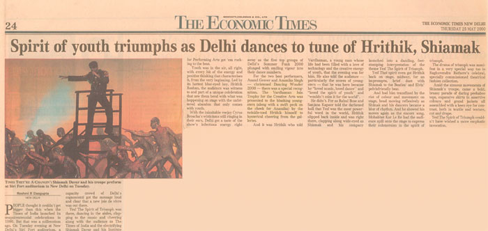 The Economic Times, 25 May 2000